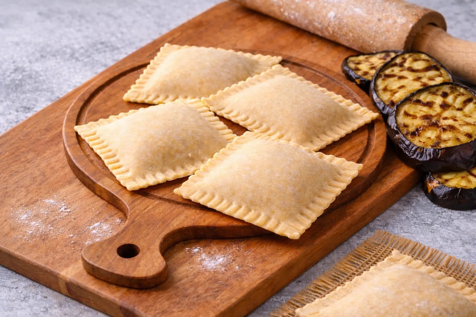 KÖZ PATLICAN RAVİOLİ