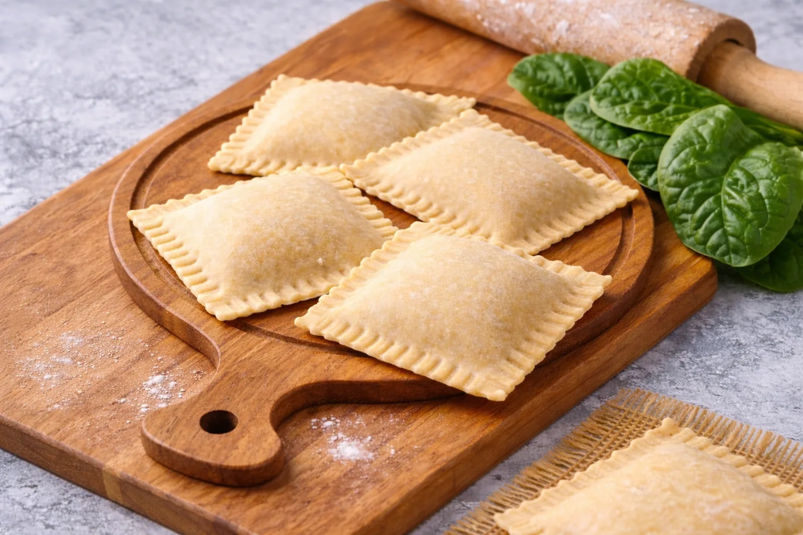 RİCOTTO ISPANAK RAVİOLİ